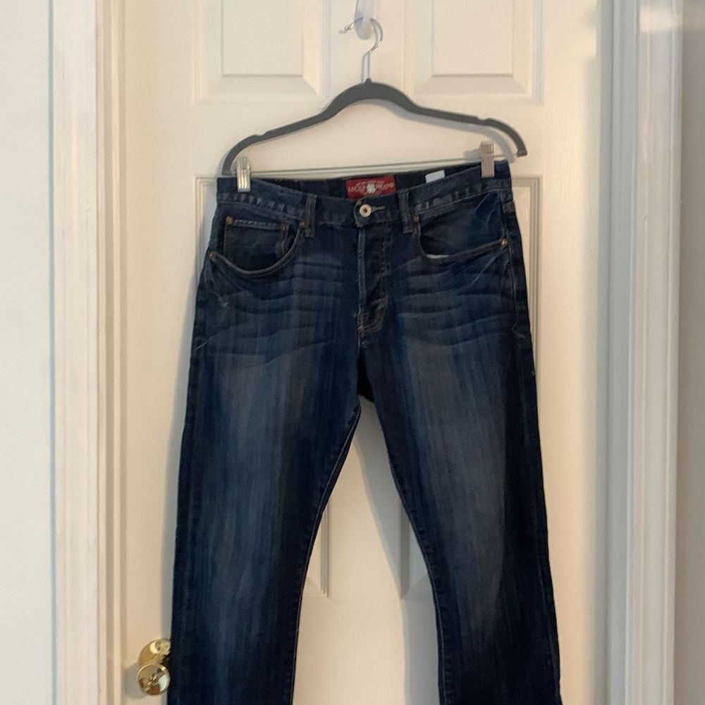 Lucky Brand 121 Heritage Slim Jeans Button-fly 31X30 - Picture 3 of 11